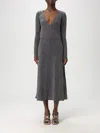 Karl Lagerfeld Dress  Woman Color Lead In Lead