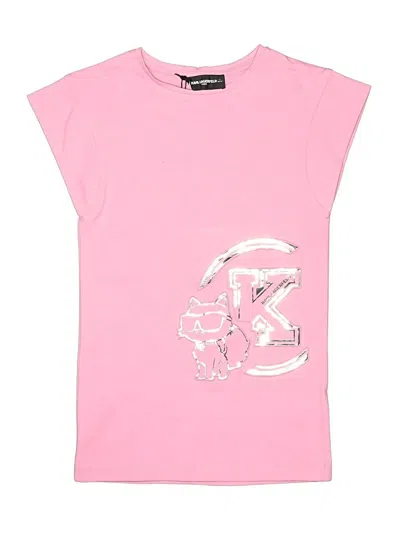 Karl Lagerfeld Kids' Dress In Pink