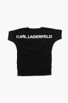 KARL LAGERFELD DRESS WITH EMBOSSED LOGO
