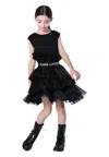 Karl Lagerfeld Dress With Logo  Ceremony In Black