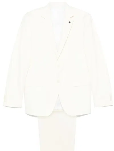 Karl Lagerfeld Drive Suit In Neutrals