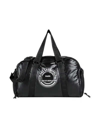 Karl Lagerfeld Duffel Bags In Black