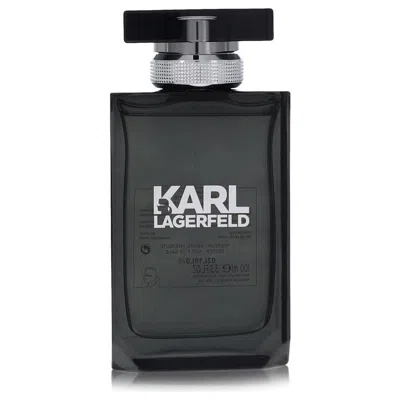 Karl Lagerfeld Eau De Toilette Spray (mini Tster) 3.4 oz For Men In Transparent