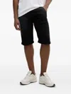Karl Lagerfeld Elasticated-waistband Shorts In Black
