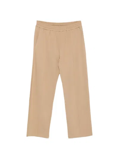 Karl Lagerfeld Elasticated-waistband Track Pants In Neutral