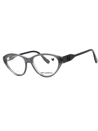 Karl Lagerfeld Elegant Cat-eye Eyeglasses For Women In Gray