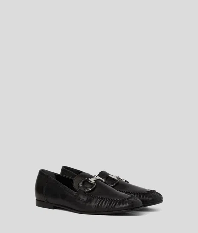 KARL LAGERFELD ELEIA BROOCH LOAFERS