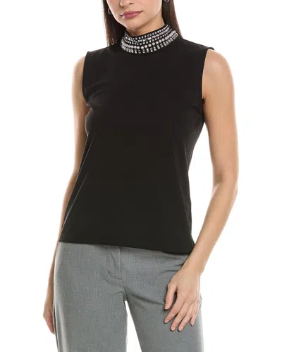 Karl Lagerfeld Embellished Blouse In Black