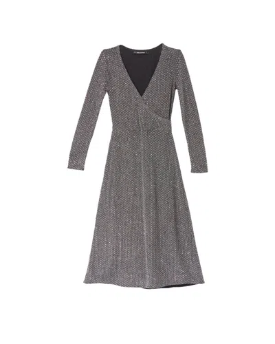 Karl Lagerfeld Dress  Woman Color Lead In Grey