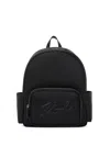 Karl Lagerfeld Embossed-logo Backpack