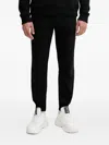 Karl Lagerfeld Linen Blend Chino Pants In Black