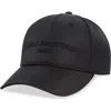 Karl Lagerfeld Embroidered Logo Baseball Cap In Black