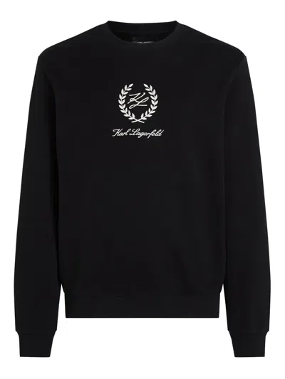 Karl Lagerfeld Embroidered-logo Sweatshirt