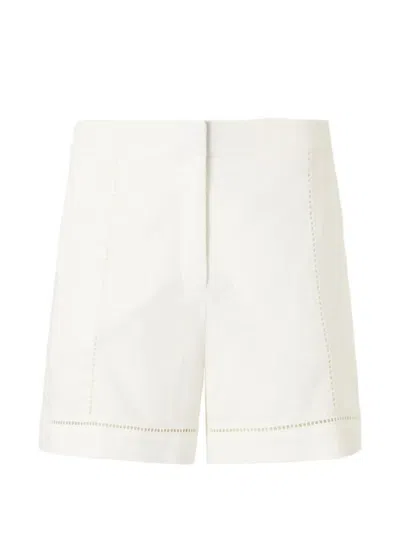 Karl Lagerfeld Embroidery-detail Shorts In White