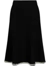 Karl Lagerfeld Essential A-line Skirt In Black