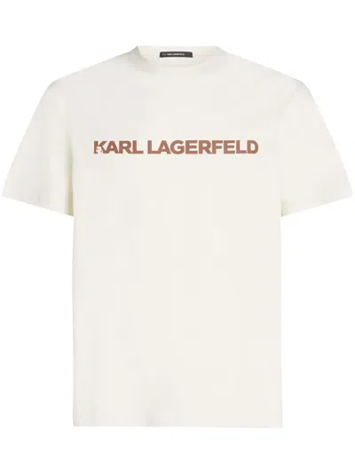 KARL LAGERFELD ESSENTIAL-LOGO T-SHIRT