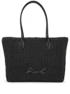 Karl Lagerfeld Essential Raffia Bag
