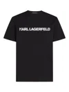 Karl Lagerfeld Karl Logo T-shirt In 黑色
