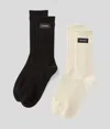 Karl Lagerfeld Essential Logo-socken – 2er-pack In Multi