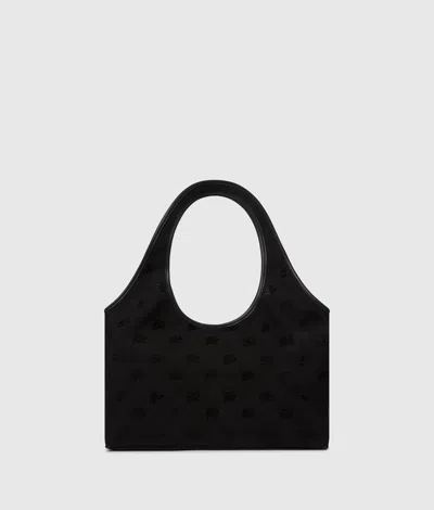 Karl Lagerfeld Exclusive K/autograph Rhinestone Large Tote Bag In Black