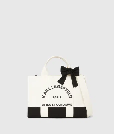 Karl Lagerfeld Exclusive Rue St-guillaume Square Bow Medium Tote Bag