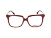 Karl Lagerfeld Unisex Kl885 54mm Optical Frames In Orange/yellow