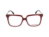 Karl Lagerfeld Unisex Kl885 54mm Optical Frames In Orange/yellow