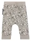Karl Lagerfeld Faux-fur Sweatshirt And Patterned Trousers Set In Gray