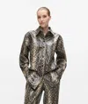 Karl Lagerfeld Hemdjacke Aus Faux Python In Multi