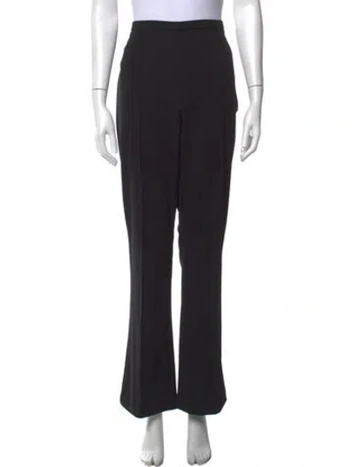 Pre-owned Karl Lagerfeld Flared Pants In Black