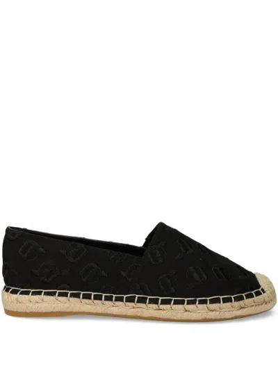 Karl Lagerfeld Flat Espadrilles In 黑色