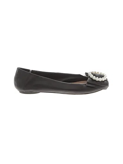Pre-owned Karl Lagerfeld Flats In Black