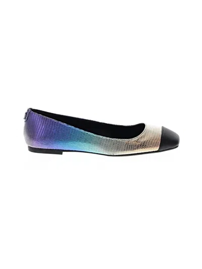 Pre-owned Karl Lagerfeld Flats In Black