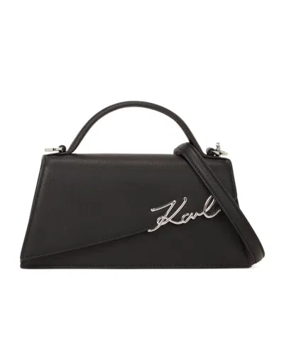 KARL LAGERFELD FLIP SHOULDER BAG