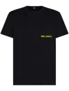 Karl Lagerfeld Flocked-logo Pocket T-shirt In Black