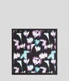 Karl Lagerfeld Floral Bandana Scarf