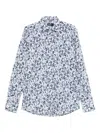 Karl Lagerfeld Floral-print Shirt In White