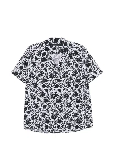 Karl Lagerfeld Floral Shirt In White