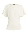 Karl Lagerfeld Wide-sleeve Top In Cream