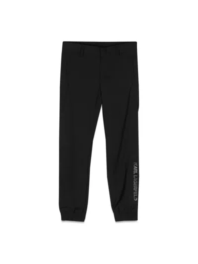 Karl Lagerfeld Kids' Formal Pants In Black