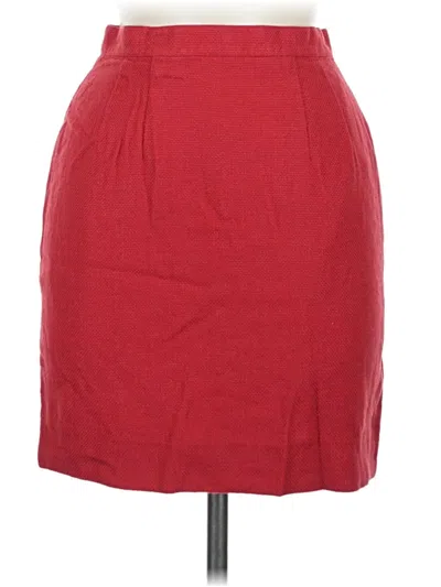 Pre-owned Karl Lagerfeld Formal Skirt In Red