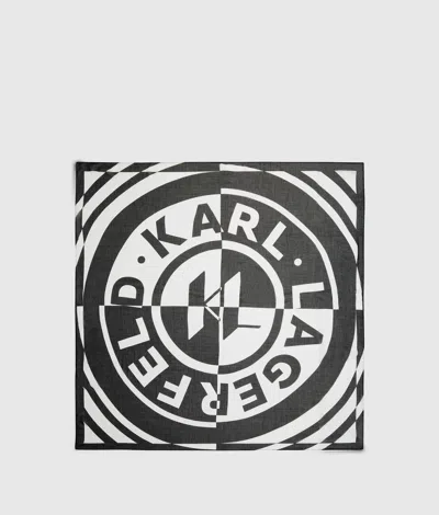 Karl Lagerfeld Foulard En Modal K/circle In Multi