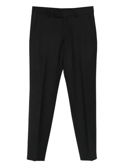 Karl Lagerfeld Front-crease Tailored Trousers In Black