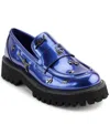 Karl Lagerfeld Paris Gaston Rocker Lug Sole Loafer In Cobalt Blue