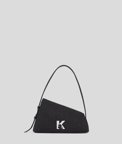 Karl Lagerfeld Geo Denim Shoulder Bag