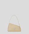 Karl Lagerfeld Geo Leather Shoulder Bag