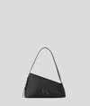 Karl Lagerfeld Geo Leather Shoulder Bag
