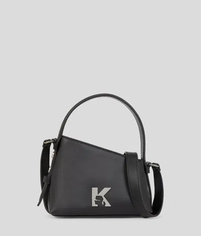 Karl Lagerfeld Geo Mini Crossbody Bag In Black