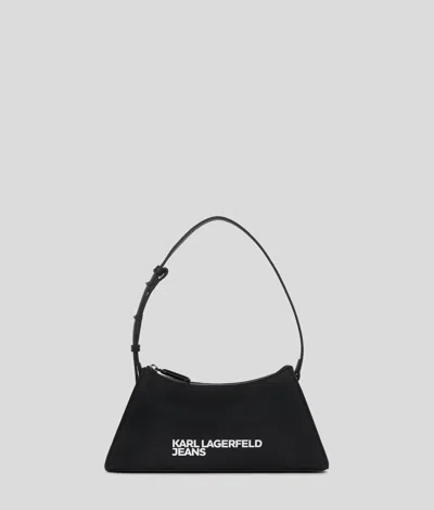 Karl Lagerfeld Geo Small Shoulder Bag In Black