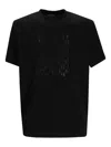 Karl Lagerfeld Geometric-pattern T-shirt In Black